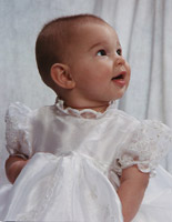 Christening Gown close up view